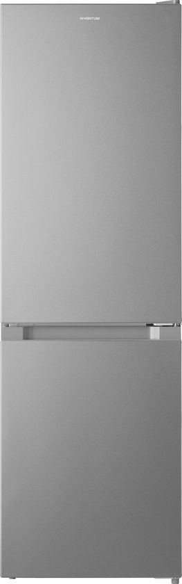 Inventum KV1500B Low Frost energiezuinige koel-vriescombinatie - 150 cm hoog - 174 liter - Energielabel D - Vrijstaand - Zwart(Zilver)