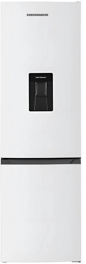 Heinner HC-HM260BKWDE++ Koel-vriescombinatie met Waterdispenser – 260 L – Elektronische Temperatuurregeling – Omkeerbare Deur – Zwart – 5 Jaar Garantie(Wit)