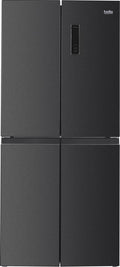 Bella BMD-448DDI - Amerikaanse Koelkast - 4 Deuren - No-Frost - Digitaal Display - 362 liter - Dark Inox