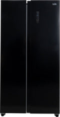 Bella BSBS-445.1BE - Amerikaanse koelkast - Display - 442 Liter - No Frost - Zwart