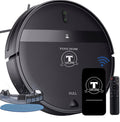 TONIHOMI® G20 - Robotstofzuiger met dweilfunctie - Automatisch opladen - Robotstofzuiger met app - Robotstofzuiger huisdieren - Dweilrobot - Zwart