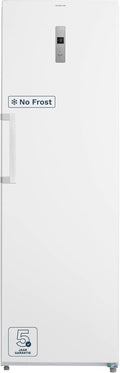 Inventum VR1850W No Frost kastmodel vriezer energiezuinig - 272 liter - 185 cm hoog - Supervriezen - Superkoelen - Energielabel C - Ledverlichting - Geschikt voor garage tot -15°C - Diepvrieskast - Vrijstaand - 8 lades/vakken - Wit(Wit)