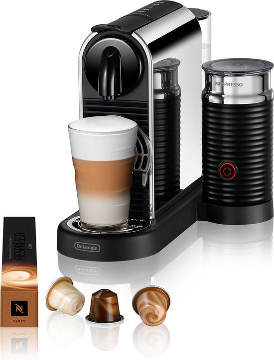 Nespresso De'Longhi CitiZ  Milk EN267.BAE - Koffiecupmachine - Zwart(Stainless Steel)