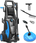 Lugia Hogedrukreiniger Pro - 185 bar - 2200W - 550 L/H - Bundel Pakket met Terrasreiniger - Roterende Borstel en Turbo spuitmond