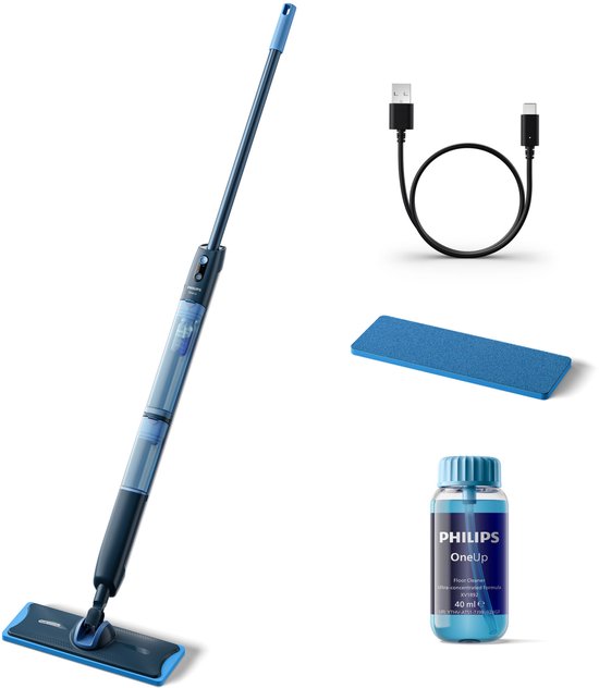 Philips OneUp Elektrische Dweil 5000 series XV5113/01 - Dweilsysteem - Vloerreiniger - Vuil water opzuigen - 2 standen - 70min dweilen - Geen emmer nodig(50)